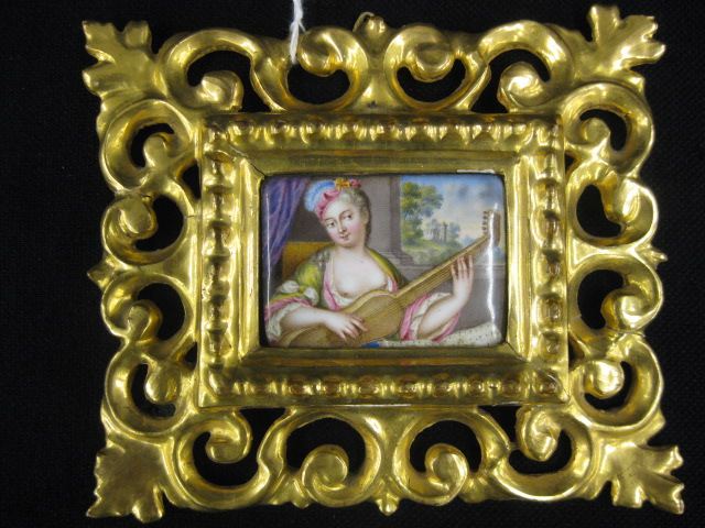 Miniature Painting on Porcelain