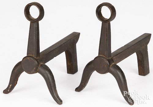 MINIATURE PAIR OF CAST IRON