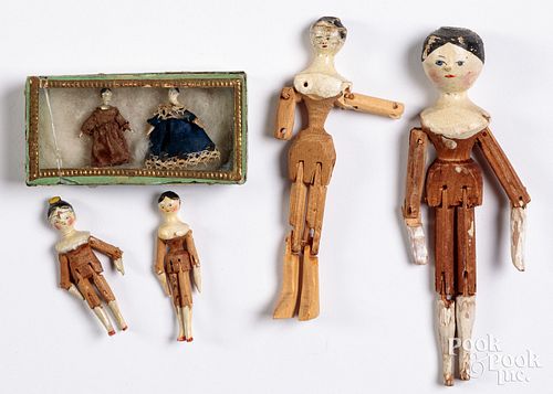 MINIATURE PEG WOODEN DOLLSMiniature