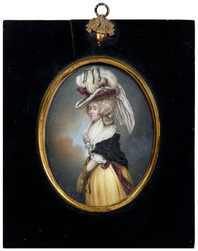 Miniature portrait after