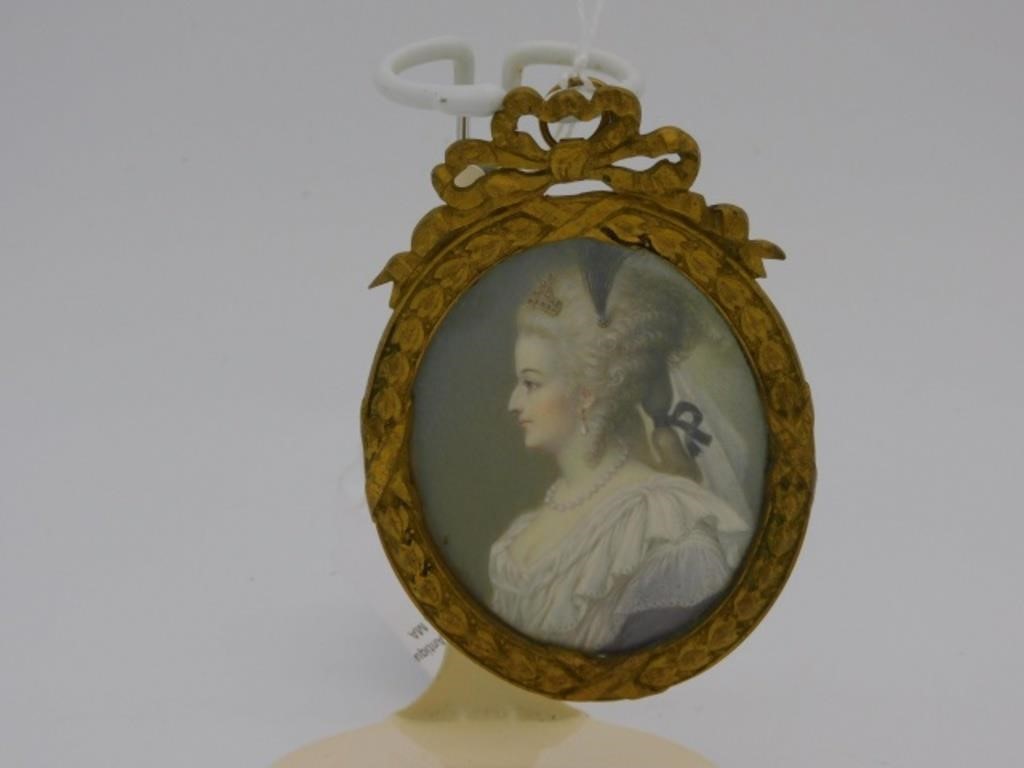 MINIATURE PORTRAIT DEPICTING