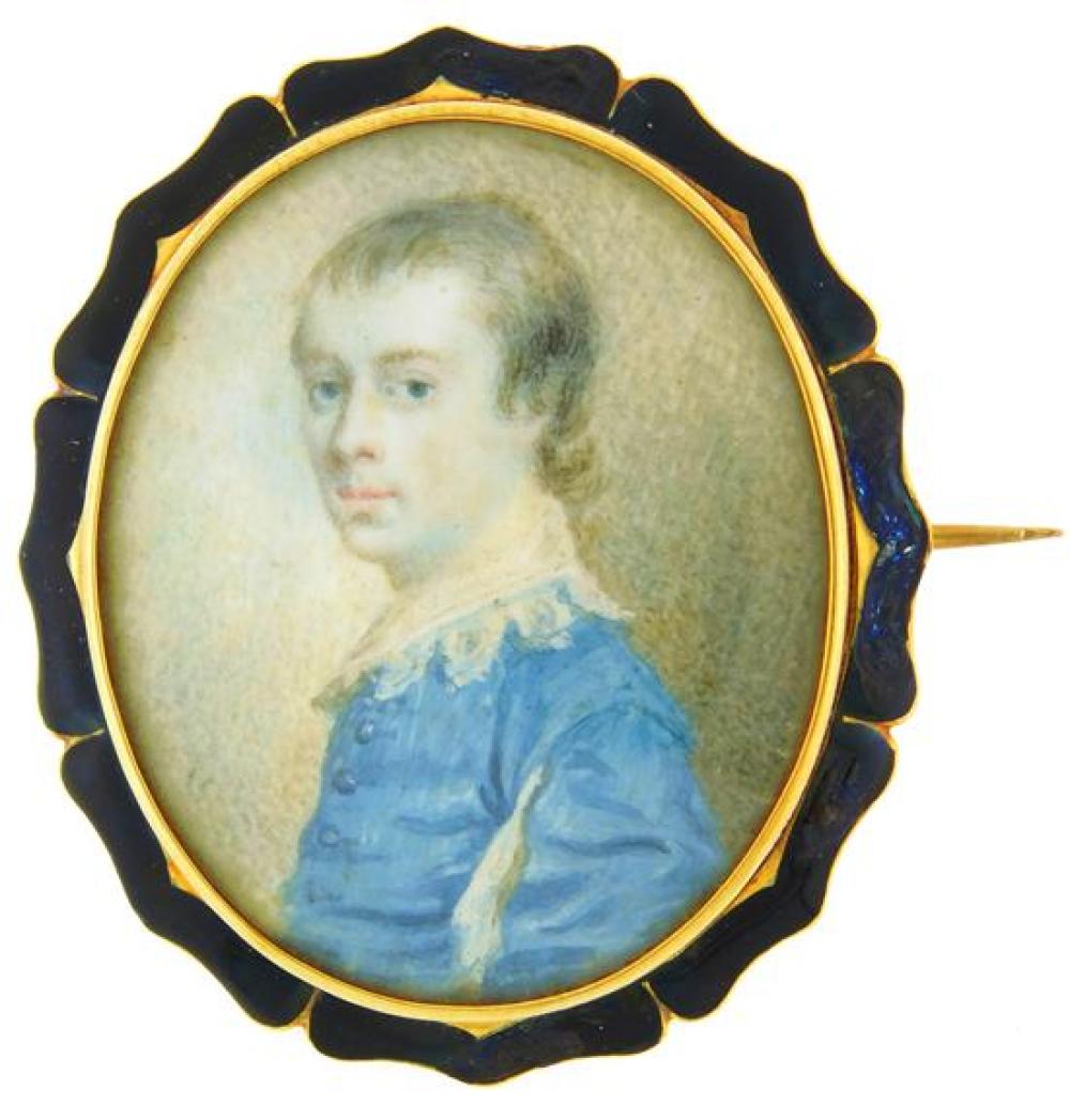 MINIATURE: PORTRAIT OF A BOY IN
