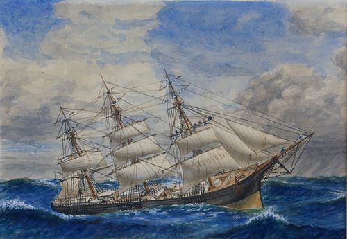 MINIATURE PORTRAIT OF A CLIPPER