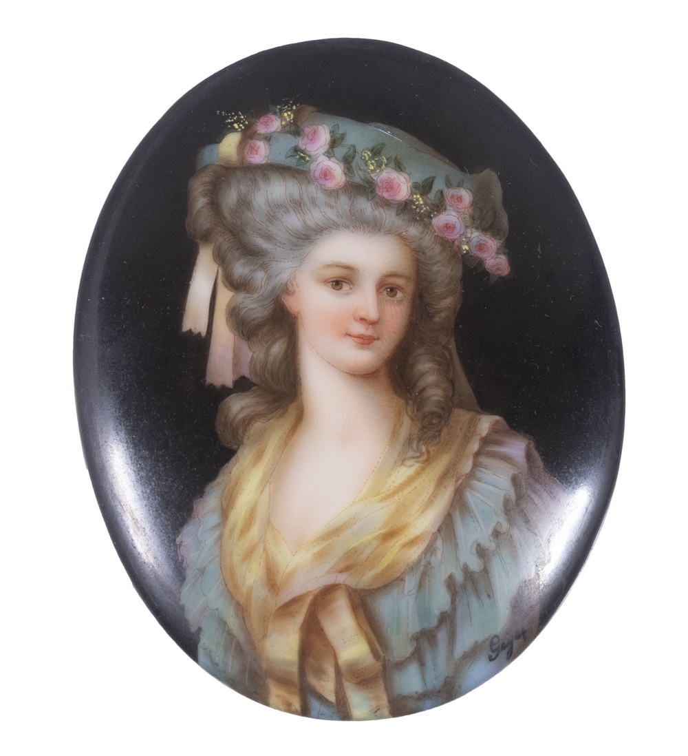 MINIATURE PORTRAIT OF A FRENCH