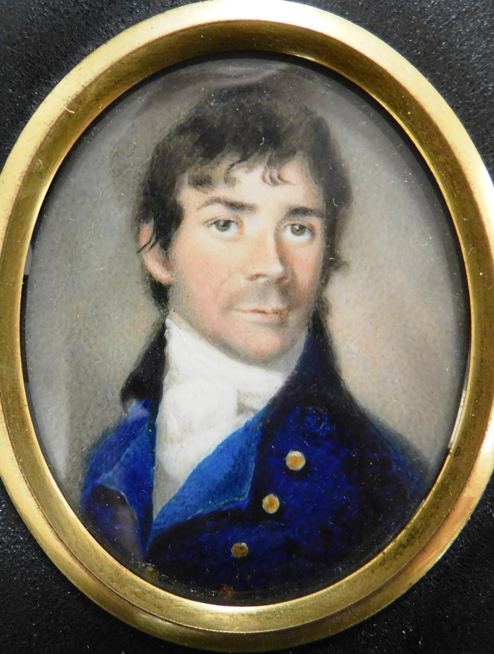 MINIATURE: PORTRAIT OF A HANDSOME