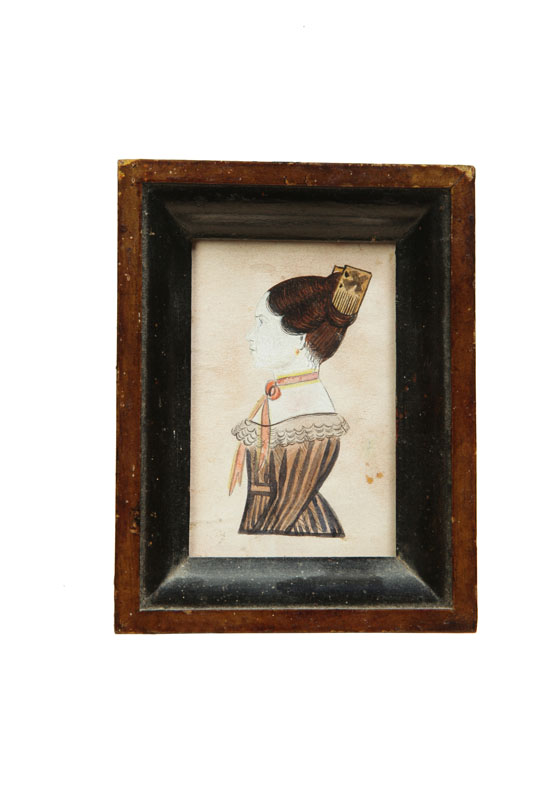 MINIATURE PORTRAIT OF A LADY 
