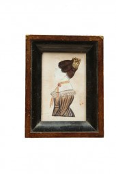 MINIATURE PORTRAIT OF A LADY