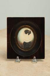 MINIATURE PORTRAIT OF A LADY A