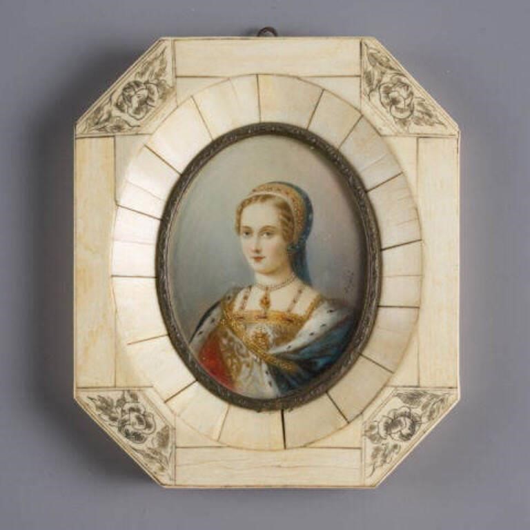 MINIATURE PORTRAIT OF A LADYAn