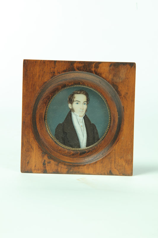 MINIATURE PORTRAIT OF A MAN ON