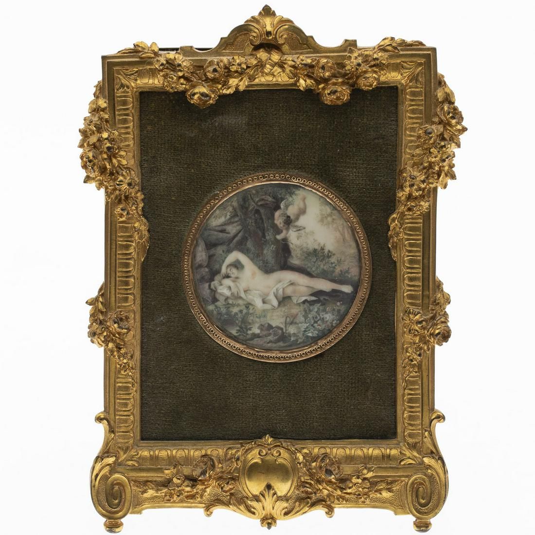 MINIATURE PORTRAIT OF A NUDE WITH
