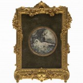 MINIATURE PORTRAIT OF A NUDE W