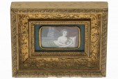 MINIATURE PORTRAIT OF A RECLIN