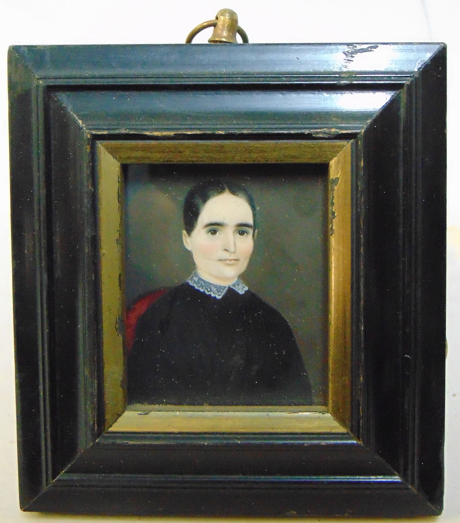 MINIATURE PORTRAIT OF A SEATED