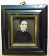 MINIATURE PORTRAIT OF A SEATED