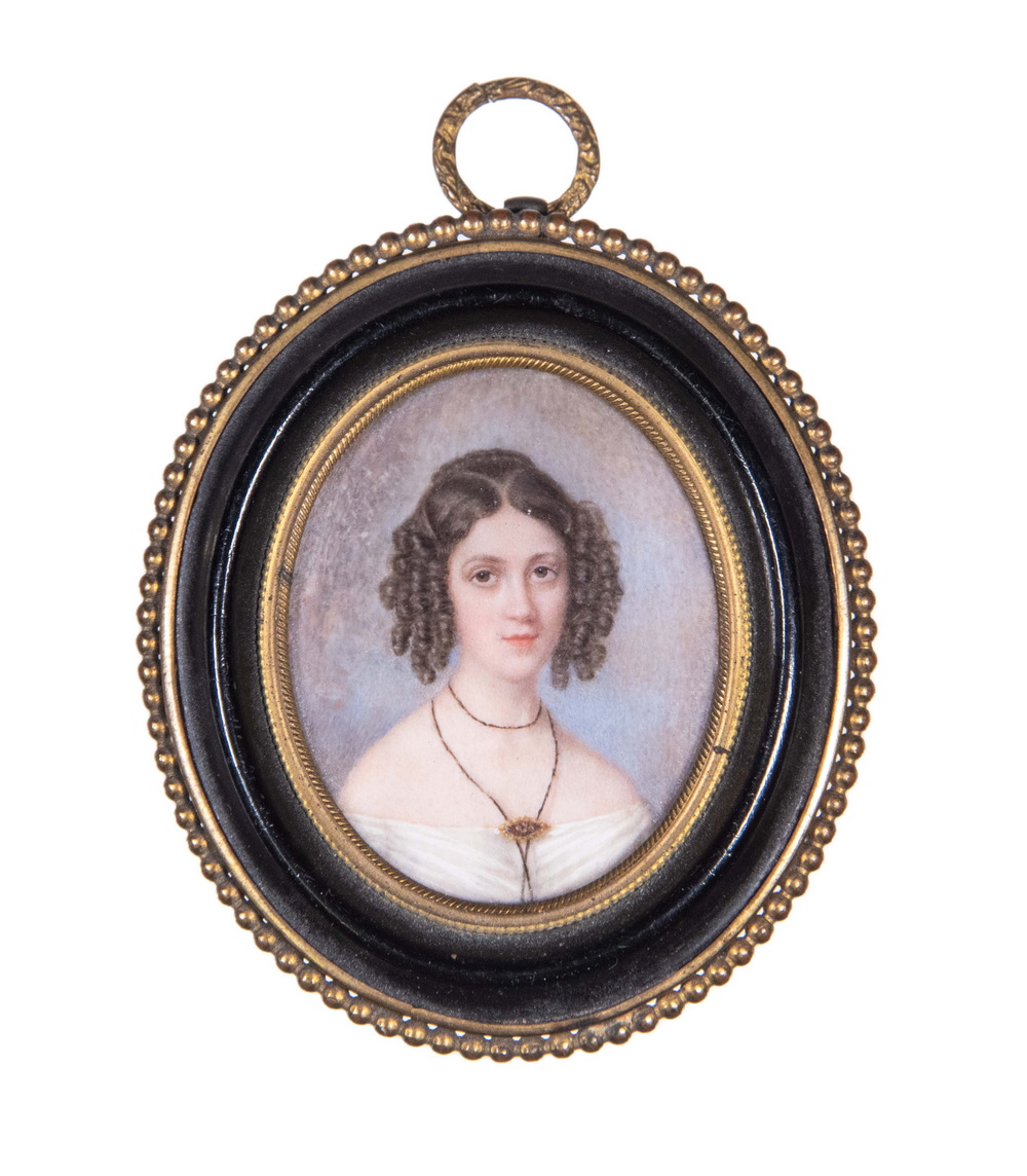 MINIATURE PORTRAIT OF A WOMAN