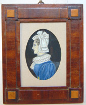 MINIATURE PORTRAIT OF A WOMAN