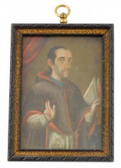 MINIATURE: PORTRAIT OF FRANCIS