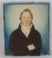 MINIATURE PORTRAIT OF GENTLEMA