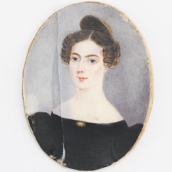 MINIATURE PORTRAIT OF MRS.