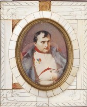 MINIATURE PORTRAIT OF NAPOLEON