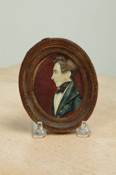 MINIATURE PORTRAIT OF SAMUEL D
