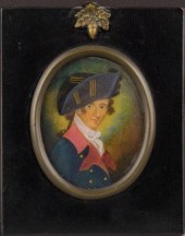 MINIATURE PORTRAIT OF SOLDIERA