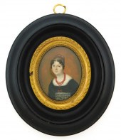 MINIATURE: PORTRAIT OF WOMAN I