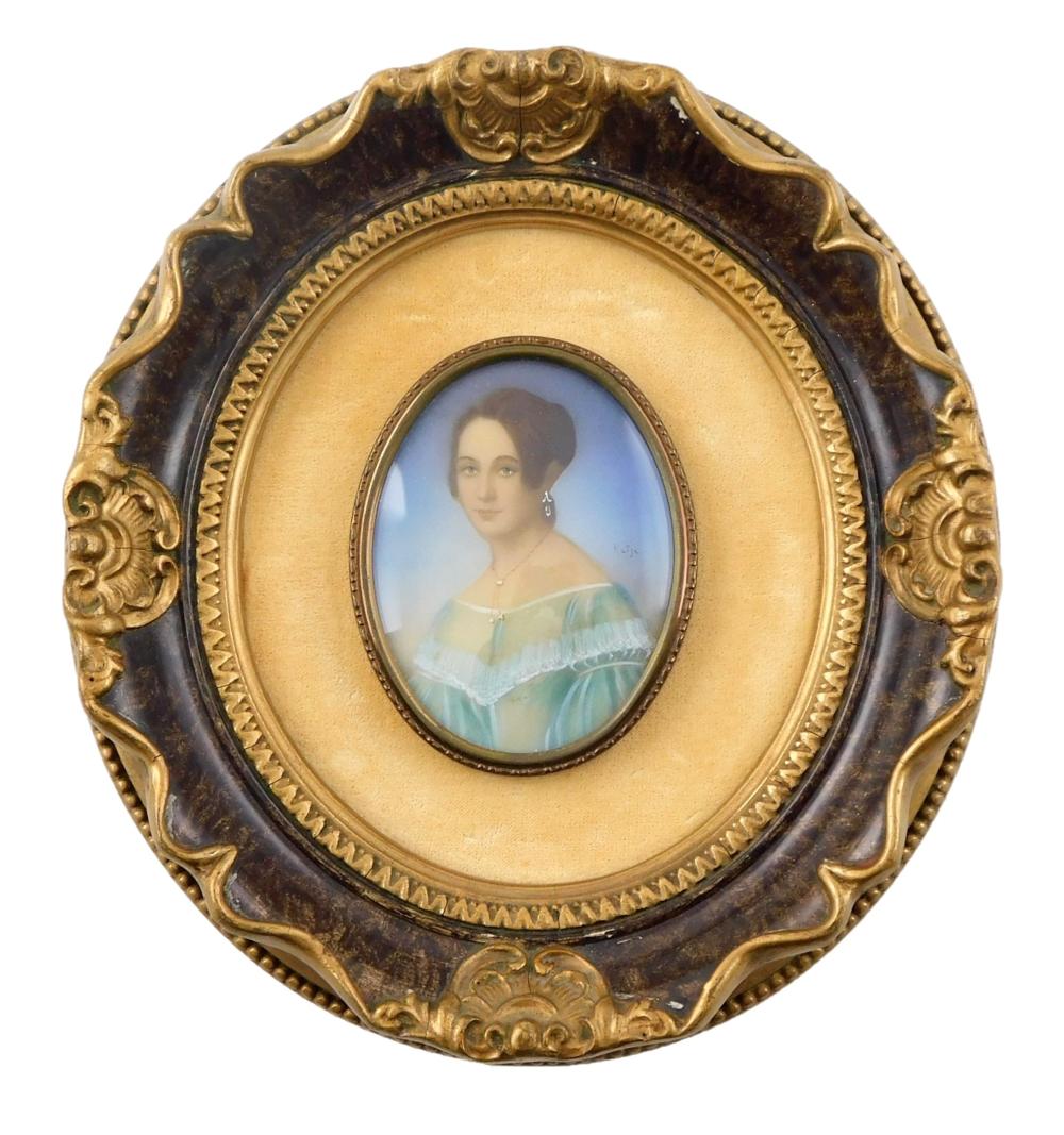 MINIATURE PORTRAIT OF YOUNG