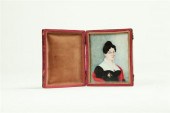 MINIATURE PORTRAIT ON IVORY.