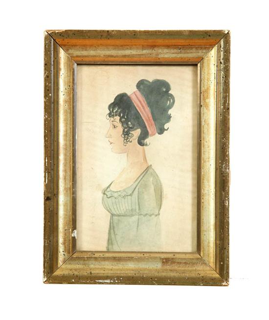 MINIATURE PORTRAIT ON PAPER. 