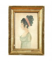 MINIATURE PORTRAIT ON PAPER.