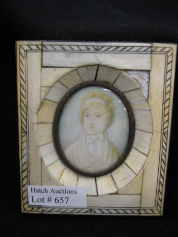 Miniature Portrait Painting on