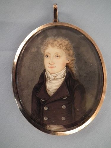 MINIATURE PORTRAIT SAILOR19th