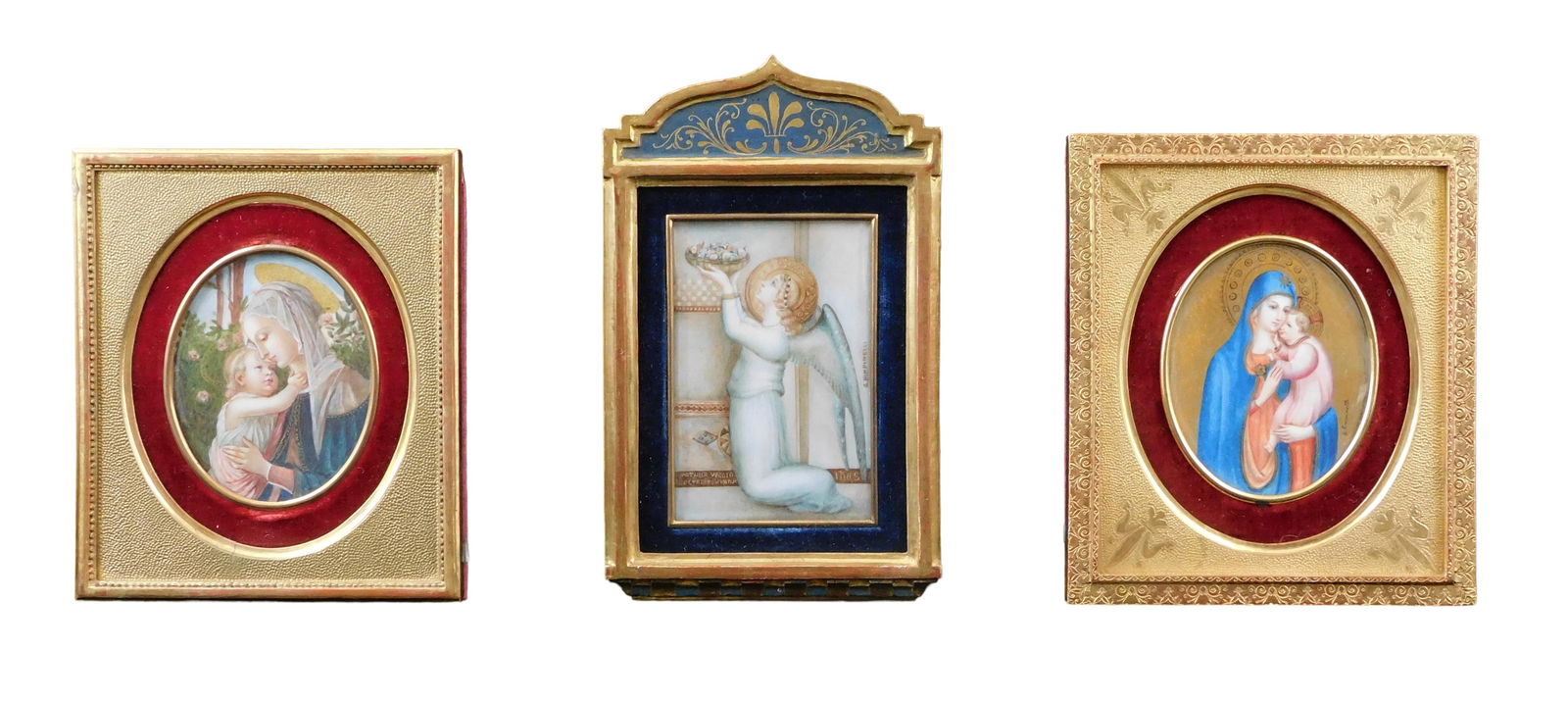 MINIATURE PORTRAIT: THREE ITALIAN