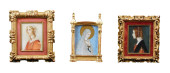 MINIATURE PORTRAIT: THREE ITAL