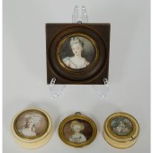 Miniature Portraits on Ivory P