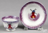 MINIATURE PURPLE SPATTER WINDM