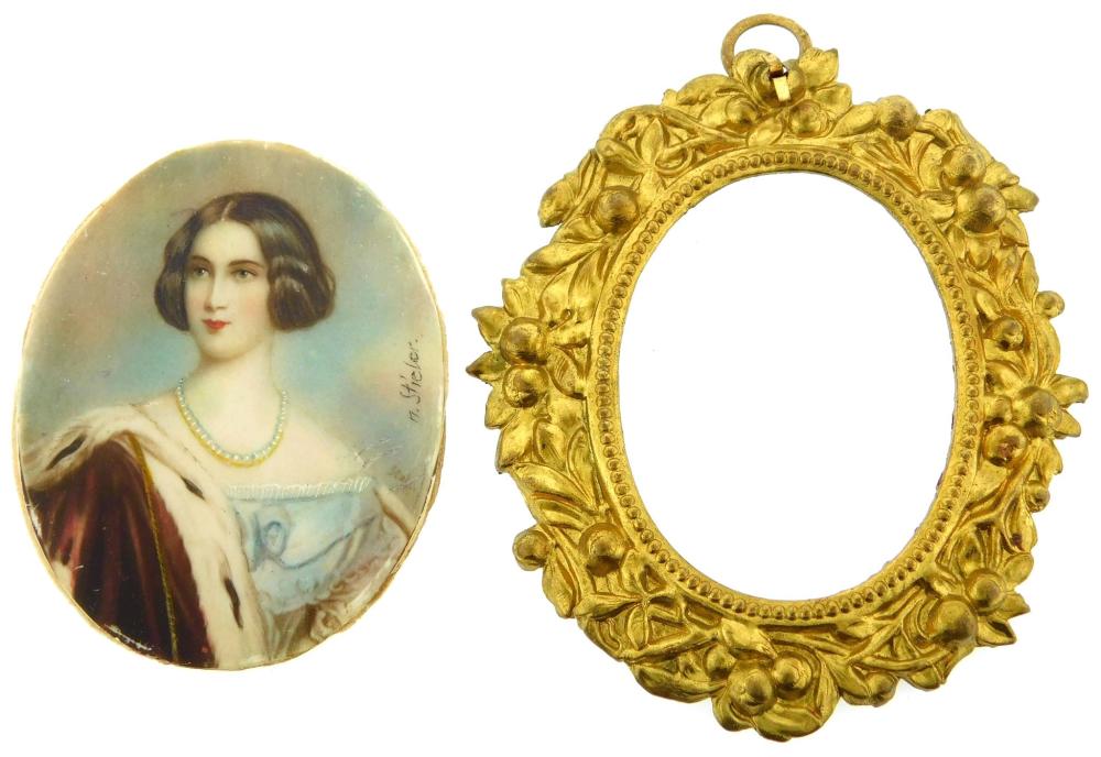 MINIATURE: QUEEN MARIA OF