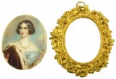 MINIATURE: QUEEN MARIA OF BAVA