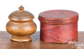 MINIATURE RED STAINED BENTWOOD