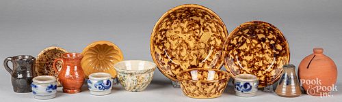 MINIATURE REDWARE, STONEWARE, AND
