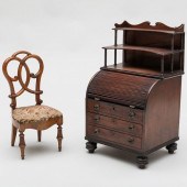 MINIATURE REGENCY MAHOGANY AND