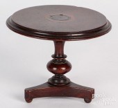 MINIATURE ROSEWOOD AND BURLWOO