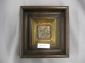 Miniature Russian Iconwith sil