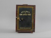 MINIATURE SAFE, LATE 19TH C. M