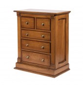 MINIATURE SATINWOOD CHEST 19th