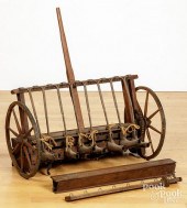 MINIATURE SEEDER, 19TH C.Minia