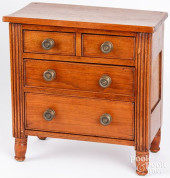 MINIATURE SHERATON WALNUT CHES