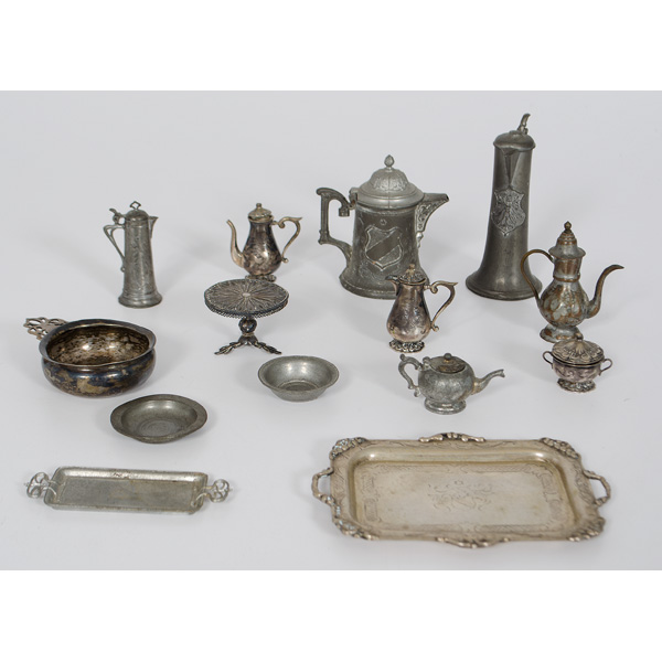 Miniature Silver and Pewter